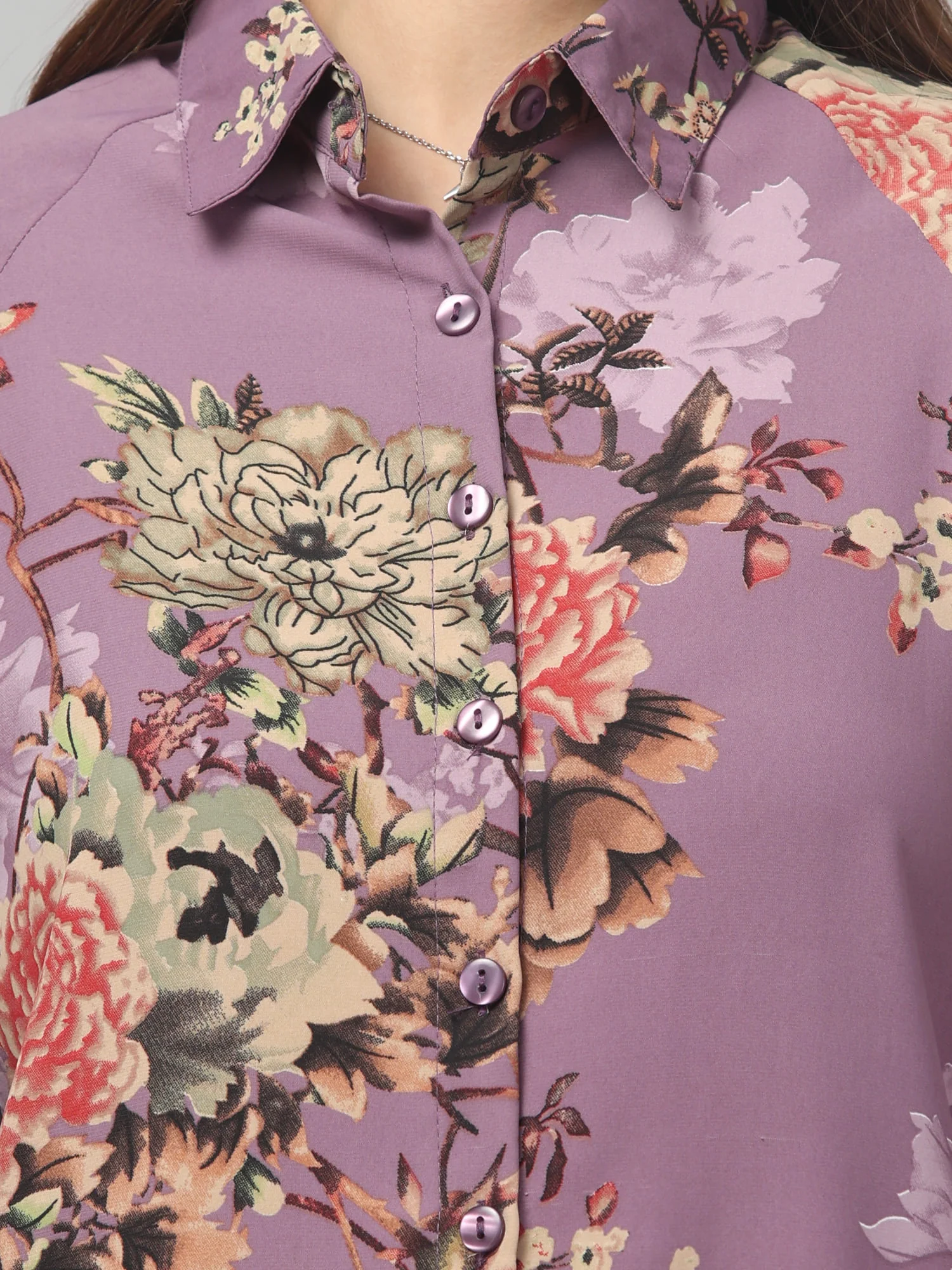 Floral Printed Butterfly Sleeve Top - Image 16