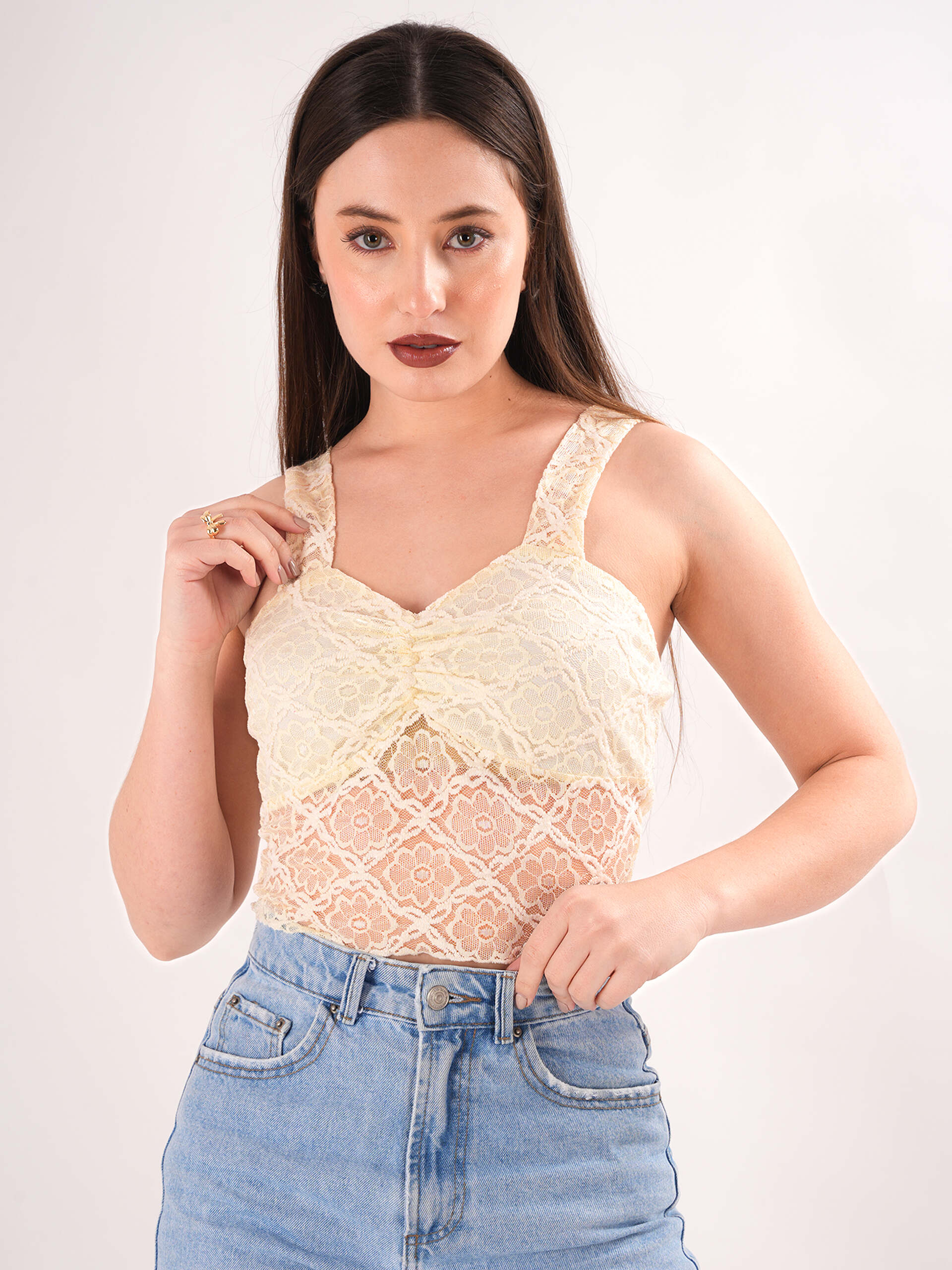 Off -White Self Design Top - Image 5