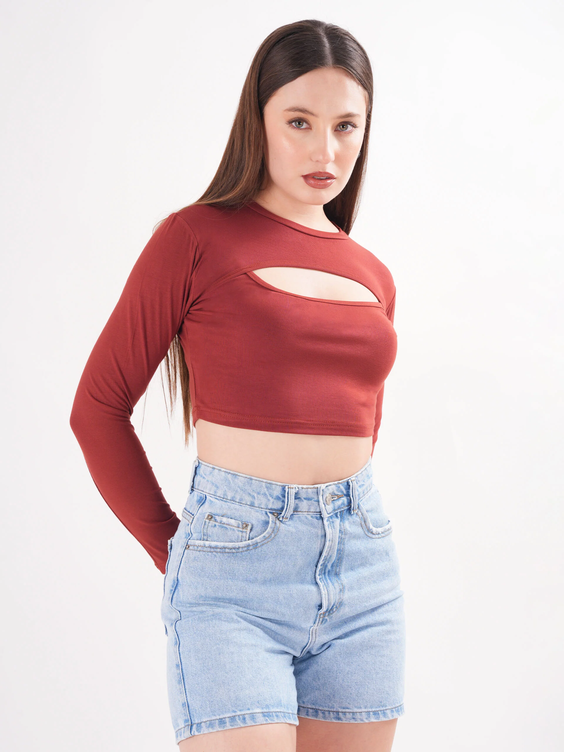 Solid Front Cut Top - Image 6