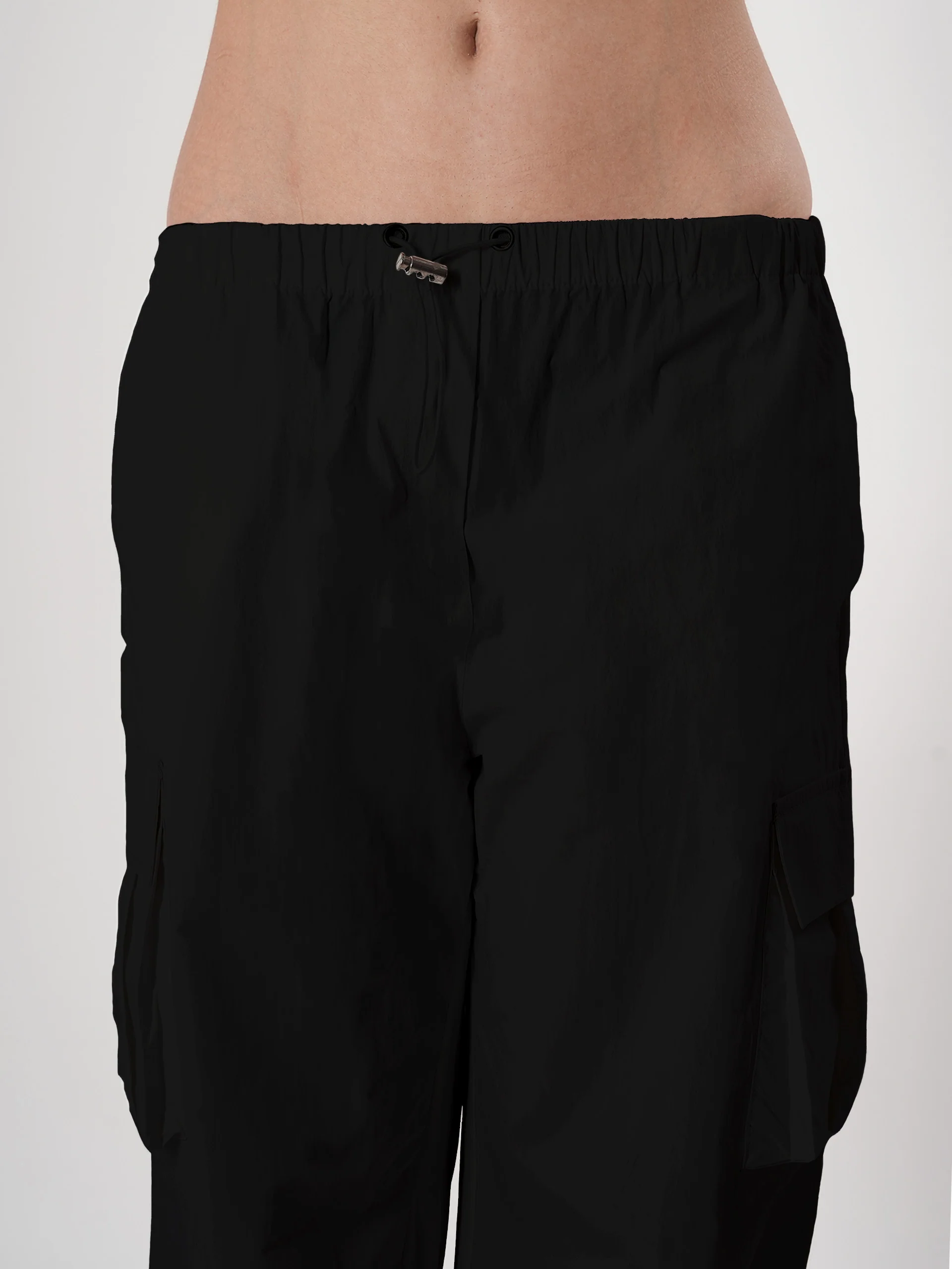 Straight fit cargo pants for women with Adjustable Strings - Image 9