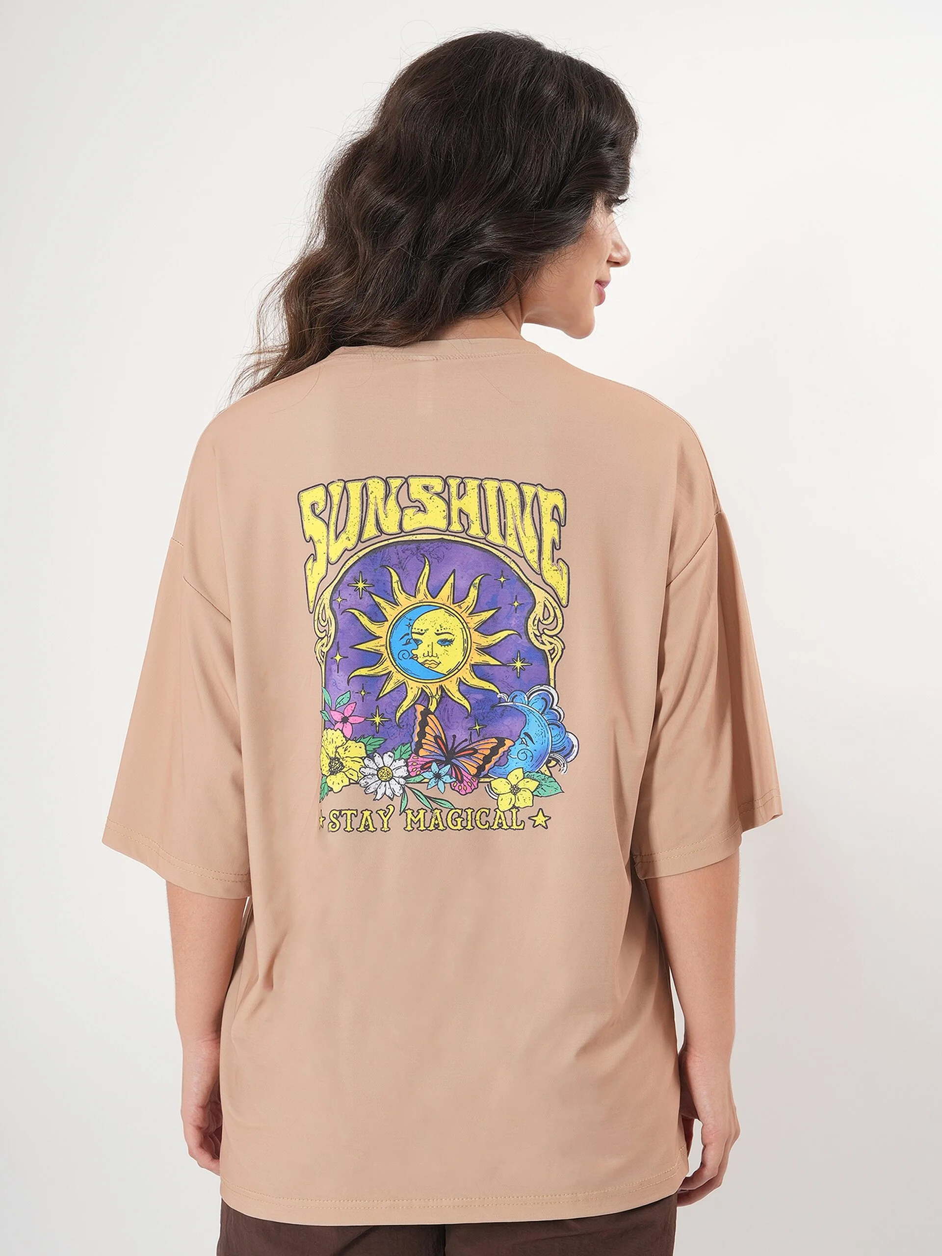 Sunshine Print T- Shirt With Round Neck and Half Sleeve - Image 15